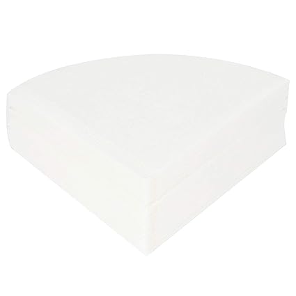 Set of 2 Easy to Use Wood Fiber Coffee Dripper, Coffee Filter Paper, for Cafe White V60 Drip Coffee Filter Home