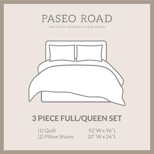Image of Paseo Road Bear Trail 3 Piece Queen Reversible Quilt Set