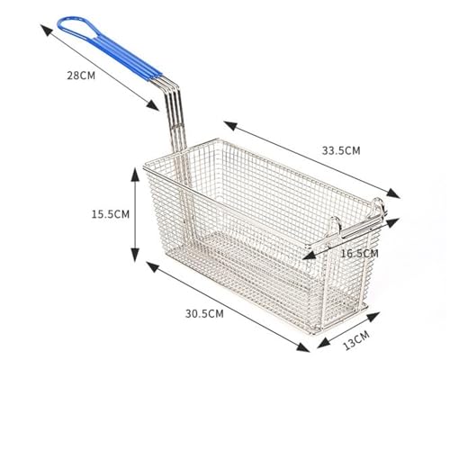 Panier à friture passoire à frites en maille inox pour réussir ses frites