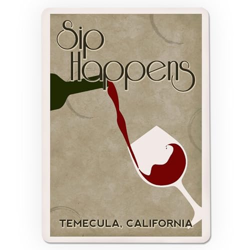Baraja Temecula California Sip Happens Póker 52 Cartas miniatura 3