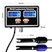 pH/EC Conductivity Meter with ATC Water Quality Tester 0.0-14.0pH / 0~19.99ms/cm Aquarium, Hydroponics Tool