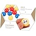 BESPORTBLE 30pcs Lottery Balls Bingo Machine Balls Lightweight for Adult Party Games