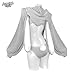 KORURACLUB Cosplay Sexy Bunny Outfit Cosplay lingerie for women Animal Costumes Bunny Bodysuit (Grey,XS-M)