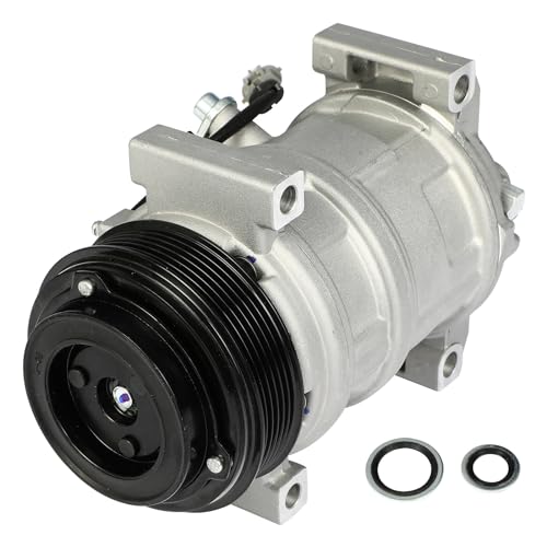Image of SCITOO AC Compressor fit for Cadillac DeVille 4.6L 2000-2005 | Fast Cooling, Ultra Low Noise (≤72 dB)Air Conditioner Compressor with Clutch, Easy Installation, 10366546 15036041