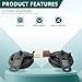 AUTOKAY Car Horn for City Fit HRV Insight Odyssey Pilot Accord Crosstour CRV, 2Pcs
