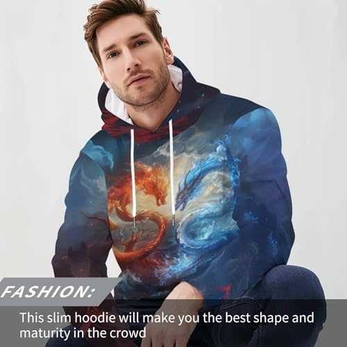 3D Printed Hoodie Pullover, Unisex Design Sweatshirt for Casual Wear(S-4XL)3