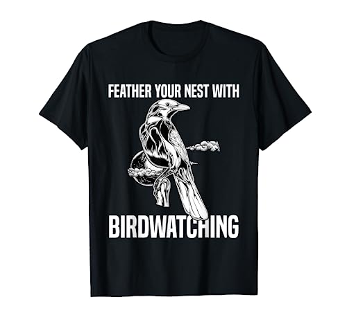 Birdwatcher Birder - Cool Bird Lover Birdwatching Camiseta
