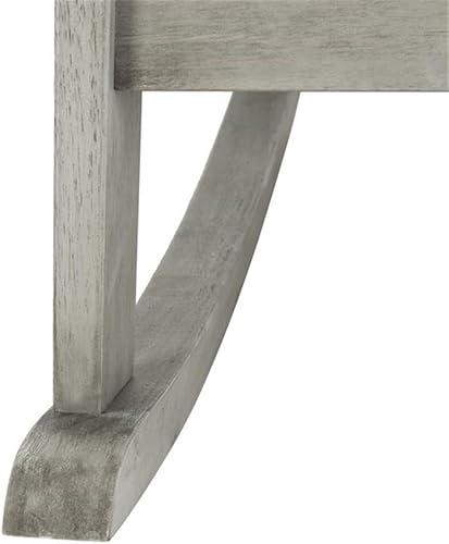 Miniatura 9 de SAFAVIEH PAT7042A Colección Brizio Silla mecedora Adirondack de teca para exteriores