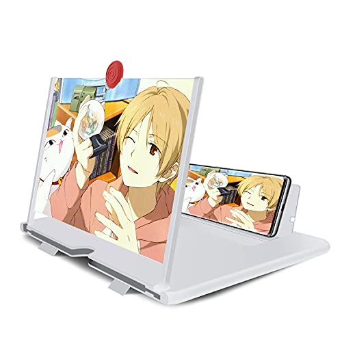 MAXKU 10インチ スマホ拡大鏡 スマホスクリーン 大画面スマホ HD 3-4倍 3D 携帯 スクリーン拡大器 スタンド折り畳み式 360°自由回転 携帯便利 軽量 携帯電話スクリーンアンプ 多機能調節可能 スマホ & タブレット (白い) MAXKU 10インチ スマホ拡大鏡 スマホスクリーン 大画面スマホ HD 3-4倍 3D 携帯 スクリーン拡大器 スタンド折り畳み式 360°自由回転 携帯便利 軽量 携帯電話スクリーンアンプ 多機能調節可能 スマホ & タブレット (白い)