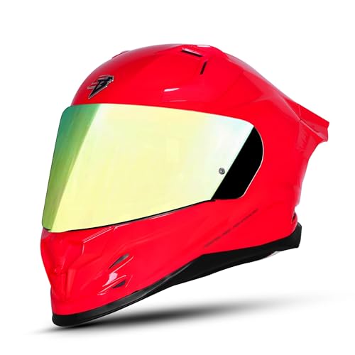 Image of Steelbird SBH 61 SXE Pinlock ISI and Dot Certified Full Face Helmet for Men and with Inner Silver Sunshield