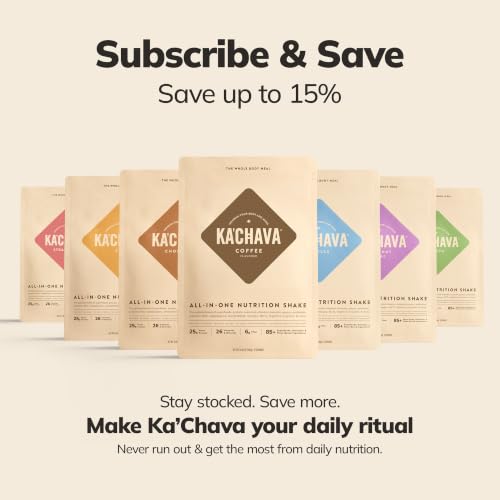 Image of Ka'Chava All-In-One Nutrition Shake Blend, Strawberry, 15 Servings, 85+ Superfoods & Nutrients, Greens Plant-Based Powder Protein Drink, Digestive Enzymes & Probiotics, Vegan Dairy Gluten Free