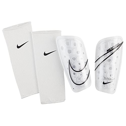 Nike Mercurial Lite Shin Guards White/Black/White MD
