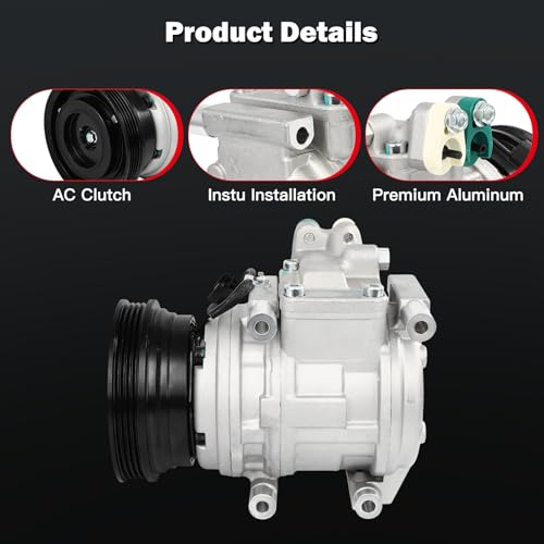 Image of CCIYU AC Compressor w /Clutch for Kia for Sportage 2.0L 2008-2010