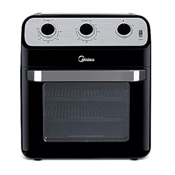 Airfryer 2 Em 1 Fritadeira E Forno Midea 12l 110v