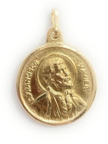 Medalla plata S.Francisco Javier De Bussy 20mm joya para regalar en comunión
