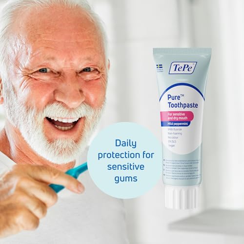 TePe Pure Toothpaste, Mild Peppermint