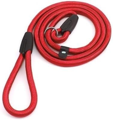 Dog Rope Leash, 130 Cm Nylon Braided Retriever Lead, Soft Strong Rope Anti Pull Lead, Adjustable Nylon Retriever Leash for Small Medium Large Dogs Walking, Hiking, Camping