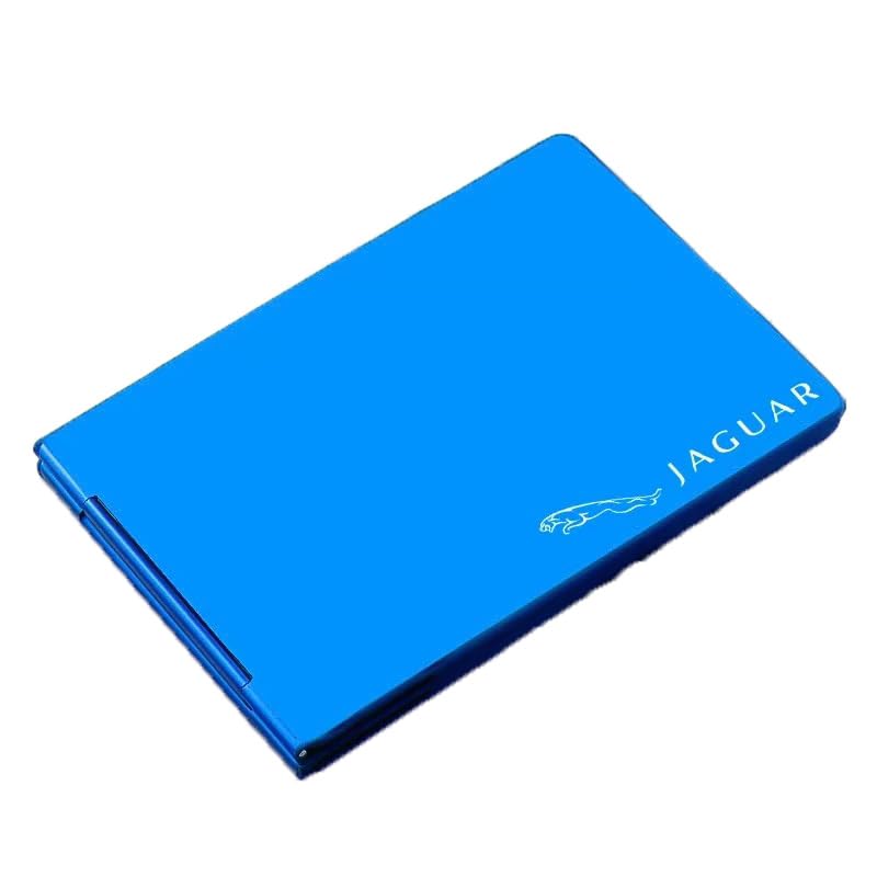 FXZNB Porta Documentos para el carné de Conducir, la Tarjeta del Seguro y la matrícula del vehículo, para la guantera, para Jaguar F-Pace、F-Type.,Blue