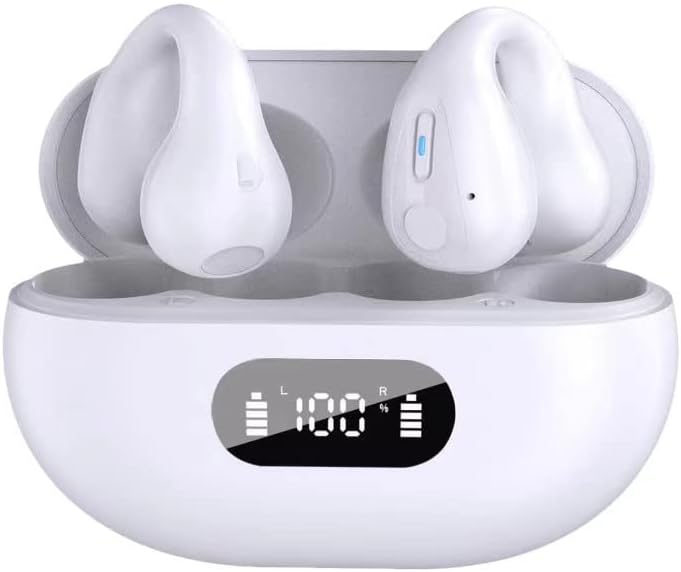FAYAZ Wireless Ear Clip Bone Conduction Headphones,Bluetooth 5.3