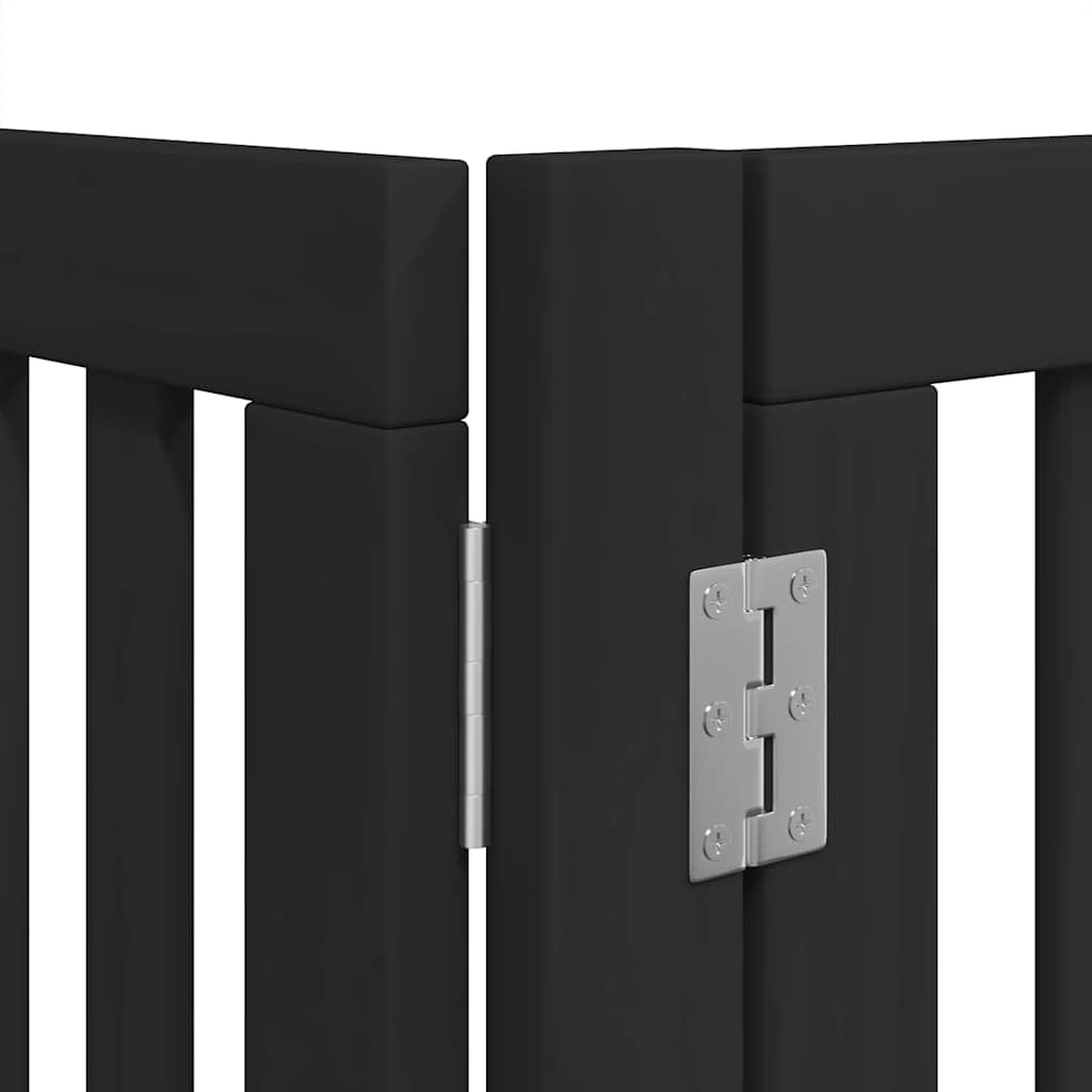 Puerta plegable para perros con puerta de madera de álamo negro, 800 cm de longitud, estable, para casa, apartamento, jardín, protección y seguridad de cachorros y perros