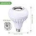 Ustellar LED Wireless Light Bulb Speaker, RGB Smart Music Bulb, E26 Base Color Changing with Remote Control for Party, Home, Halloween Christmas Decorations