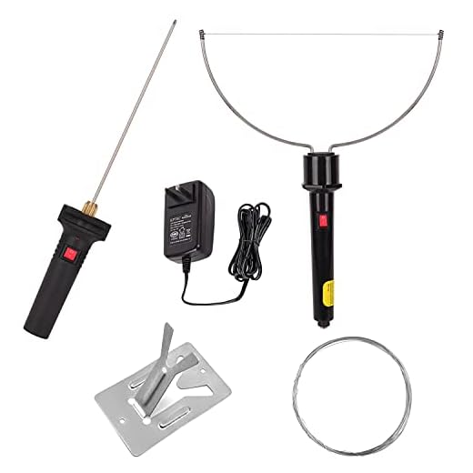 Styrofoam Cutter, Genround 572°F Hot Wire Foam Cutter and Hot Knife Set, Foam Cutter Electric Styrofoam Cutting Tool for Styrofoam, PU Foam, PE Foam, EVA Foam Cutting, Carving and DIY Arts Crafts