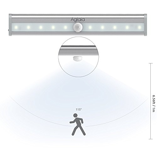 Aglaia Luce notturna a LED ricaricabile, con 10