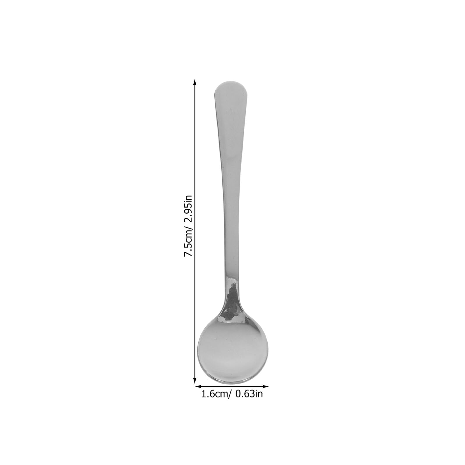 Mini Cuchara de Café de Acero Inoxidable 304, 20 Piezas