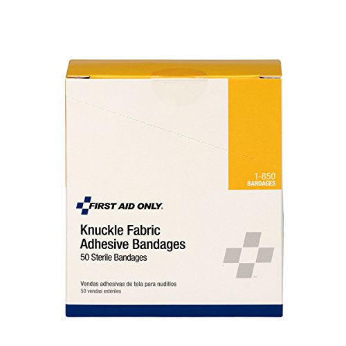 First Aid Only - 1-850 Heavy Woven Knuckle Bandages, 50 Per Box #TOP2