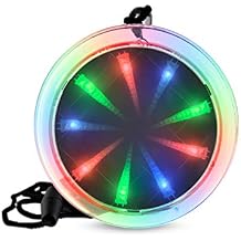 FlashingBlinkyLights Deluxe Light Up Infinity Tunnel LED Necklaces Party Set of 12