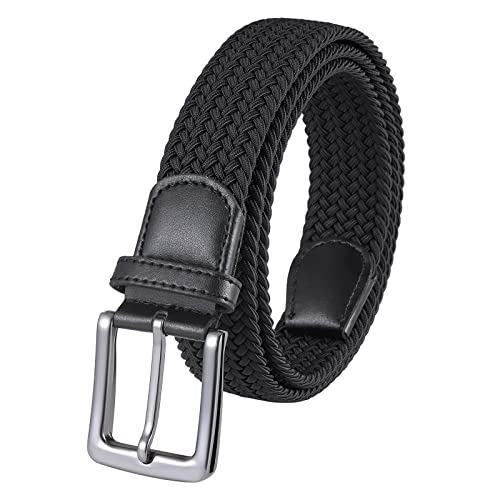 Mens Golf Belt, Casual Belts for Men Jeans Adjustable Braided Web Belt