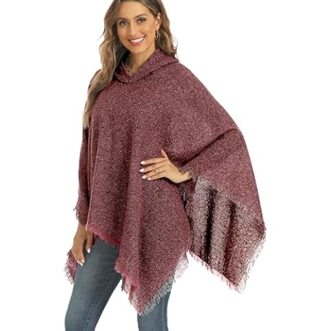 Poncho Femme Hiver Crazy Bean Cover