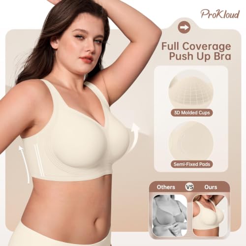 Image of ProKloud Jelly Bras for Women Plus Size Push Up Support Bra No Underwire