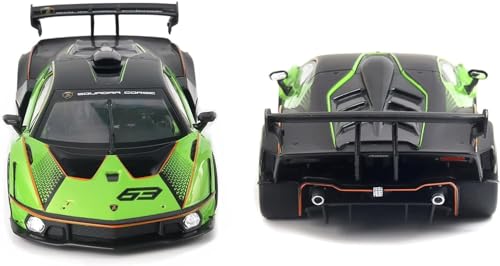 Image of DEOXY 1:24 Scale Lamborghini Essenza SCV12 Model Car Diecast Toy Cars Kids Toys with Sound and Light Door Can Be Opened Toy Vehicle for Kids Gift (Blue)