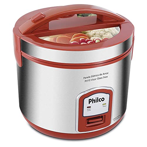 PANELA DE ARROZ PH10V VISOR GLASS INOX 220V
