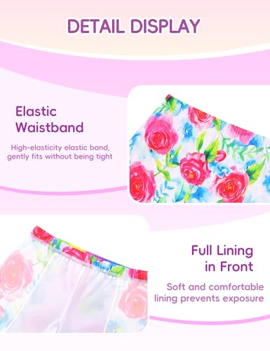 Image of Girls Swimsuit Sleeveless Bathing Suits Back Cutout Summer Swimwear with Removable Chest pad 6-14 Years