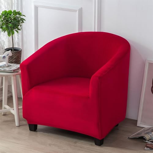 Hearda Housse Fauteuil 1 Place, Velours Tendance Extensible Housse Fauteuil, Housse Fauteuil Club Lavable, Protecteur de Tub Chair, Housse Fauteuil Cabriolet...