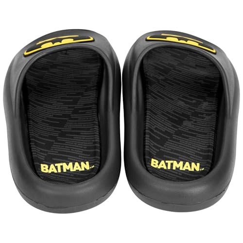 Ground Up Batman Logo Men's Cloud Comfort Foam Slide Sandals, EMBT7150MM4