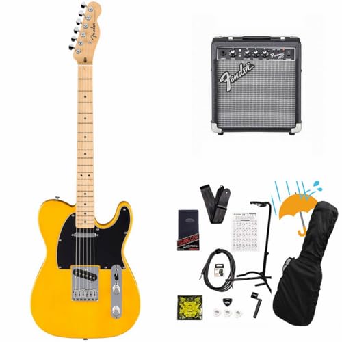 Fender/Standard Telecaster Maple Fingerboard Black Pickguard Butterscotch Blonde 10W�A���v�t���G���L�M�^�[���S�҃Z�b�gR