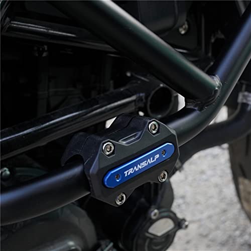 Protection Transalp 600 bloc décoratif titanium haut de gamme
