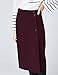 find. Falda de Botones para Mujer, Rojo (Wine), 46 (Talla del fabricante:...