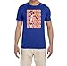New York Patrick Ewing Text Pic Shirt T-Shirt Adult Large Blue