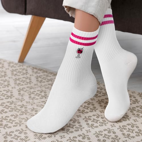 Calcetines transpirables de algodón para un cóctel casual de tarde 2