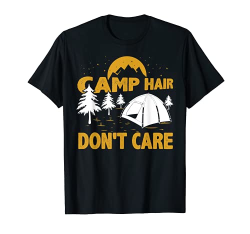 Camping Camper Divertido Camping Mujeres Camping Camiseta