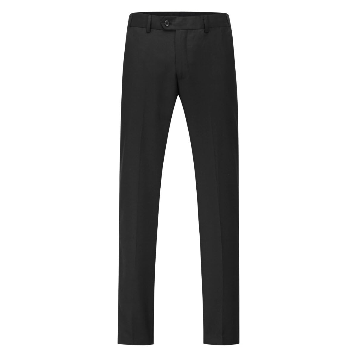 YOUTHUP Abito da Uomo Slim Fit a 3 Pezzi con Risvolto a Scialle Elegante Giacca da Smoking da Sposa con Gilet,Nero,L