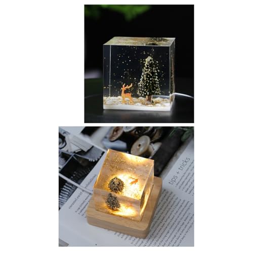 Table Art Déco Cube pour remplacer les décorations de Noël encombrantes et sombres