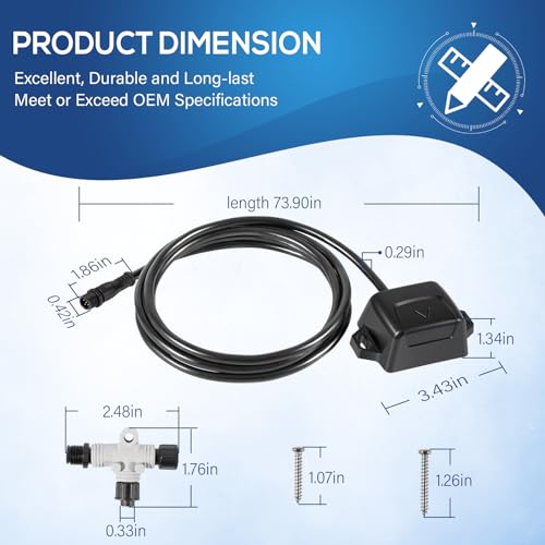 Image of 010-11417-10 Three-Axis Compass Heading Sensor 10 Hz Replacement for Garmin chartplotters echoMAP Models and NMEA 2000 Monitors