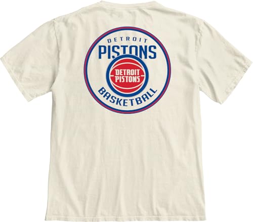 Image of Blue 84 NBA Unisex-Adult NBA Officially Licensed T-Shirt Ringspun Front /Back Ivory