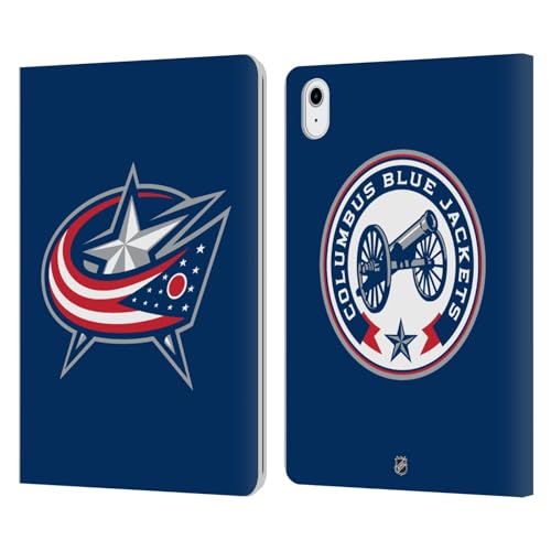 Étui portefeuille Columbus Blue Jackets NHL pour iPad Air 11 en cuir protection intégrale