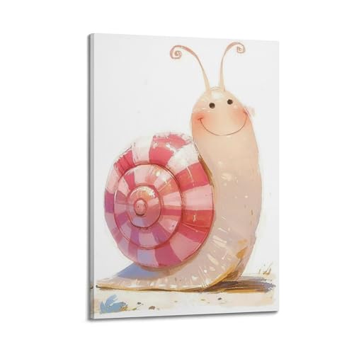 Poster escargot au repos CMHONLY pour habiller un mur vide sans effort